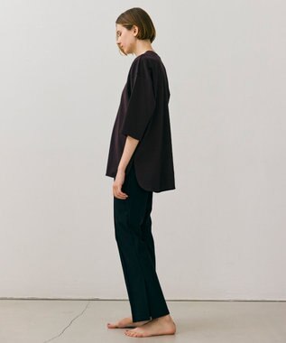 BEIGE， 【BEIGEecru/WEB限定・洗える】JERSEY STITCH / コットンオーバーサイズトップス Bordeaux