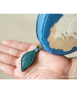 genten ポーチ「ムーミンとスノークのおじょうさん」 ブルー