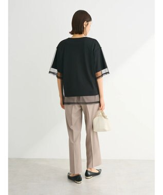 Green Parks BEST PRICE チュールレイヤードプルオーバー Black