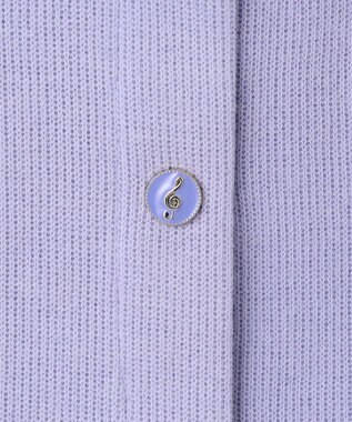 ANY KIDS 音符ボタンカーディガン ブルーラベンダー