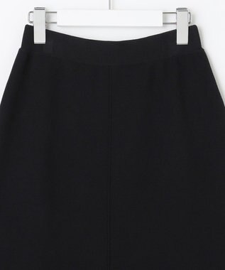 自由区 【WEB限定/洗える/セット着用可】レーヨンストレッチ タイトスカート ブラック系