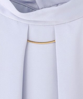 ANY SIS 【4WAY】長袖 ボウブラウス ライトブルー