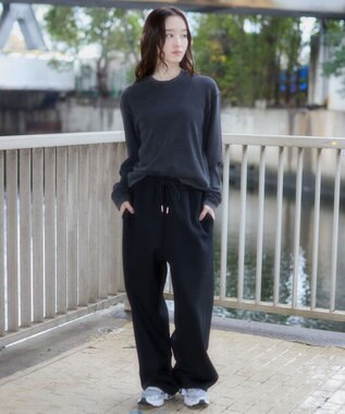 WEGO 【ユニセックス着用ITEM/MLサイズ展開】ワッフルT（LS） ブラックその他