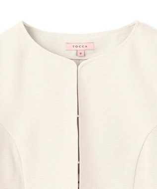 TOCCA 【消臭】BRIGHT LUMINOUS 半袖ジャケット ベージュ系