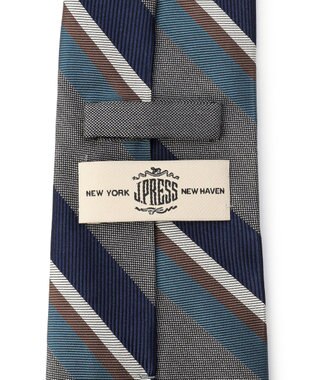 J.PRESS MEN 【STRUCTURE MIX COLLECTION】レジメンタル ネクタイ グレー系2