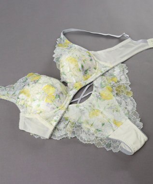 WACOAL 【重力ケアブラ】 ノンワイヤーブラ バストを重力から守る まる胸をキープ ラクなつけごこち Gカップまで対応 大きいサイズ レディース BXB194 /ワコール イエロー