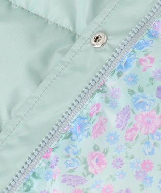 ANY KIDS 【洗濯機OK】中綿リボンコート ミント