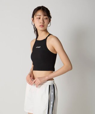 OP／FILA 【Kappa】リブ水着+インナー付きパンツ 2点セット ブラック×ホワイト