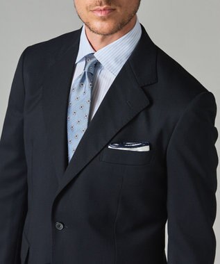 GOTAIRIKU リクルート/フレッシャー/成人式にもおすすめ【しわになりにくい/ストレッチ】ストレッチギャバジン スーツ_ブラック ブラック系