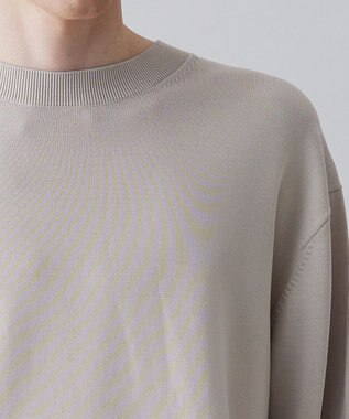 UNFILO MENS 【接触冷感】イージーケア ニット半袖Ｔシャツ [23年春夏商品] アイボリー