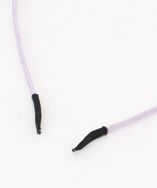 ANY KIDS ビーズ × リボン カチューシャ ラベンダー