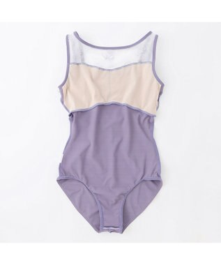 Chacott ノースリーブレオタード ヴァイオレット
