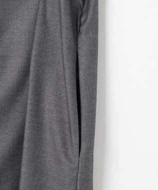 J.PRESS LADIES S ギャバストレッチ ワンピース グレー系