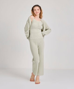 une nana cool とろみ素材がここちよいカーディガン　ｍｏｉ　ｒｏｏｍ（モアルーム） オリーブ