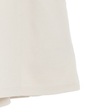 earth music&ecology ベルト付きタブデザインショートパンツ Ivory