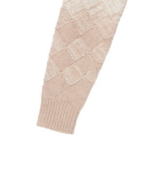 JOSEPH 【洗える】ウィーブニット　ラウンドネック Ivory/Blusher