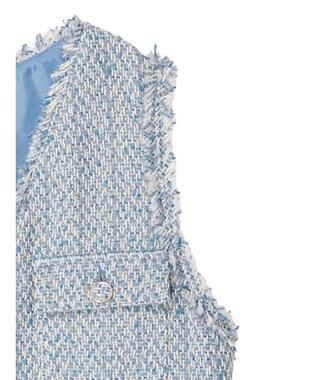 earth music&ecology ツイードジレ Blue