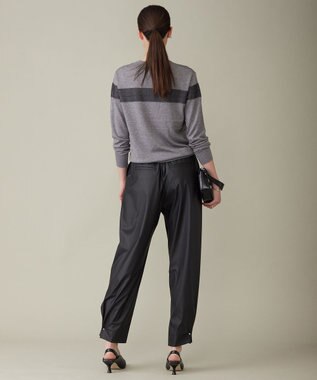 ICB L 【洗える】 レースコンビハイゲージ プルオーバー グレー系