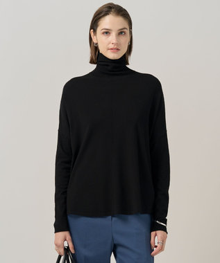 【新色追加・WEB限定カラーあり】 ヴィスコースワイド タートルネックプルオーバー