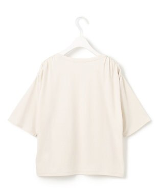 ICB 【接触冷感・UVケア・洗える】 ハイツイストスムース デザインカットソー ライトベージュ系