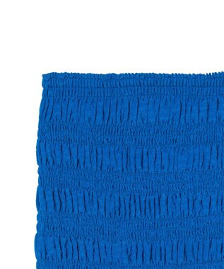 JOSEPH テクスチャードシルク　スカート Siam Blue