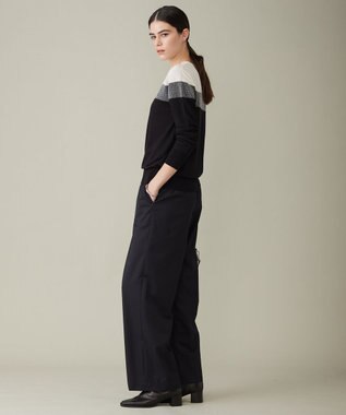 ICB L 【洗える】 レースコンビハイゲージ プルオーバー ブラック系7