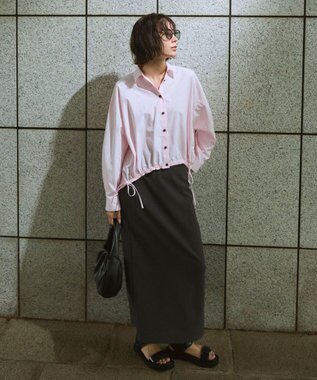 UNFILO 【WEB限定カラー】ドロスト イージーケアシャツ ピンク