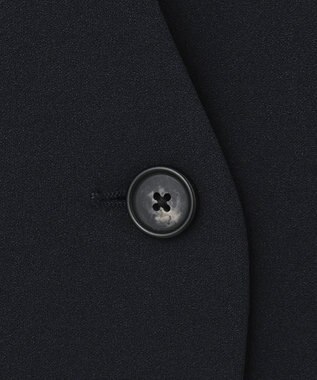 UNFILO 【ストレッチ/洗える】BEAUTY MOVE ダブルボタンジレ ネイビー