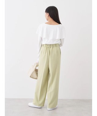 earth music&ecology ＢＩＧカラープルオーバー Ivory