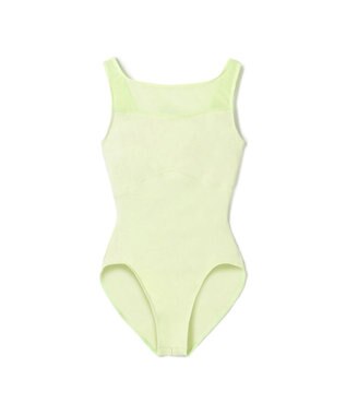 Chacott ノースリーブレオタード ライムグリーン