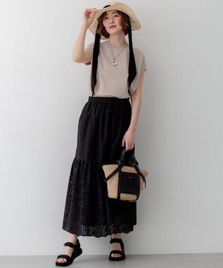 23区 【先行予約】ペーパーリボン ハット ベージュ系