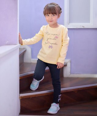 ANY KIDS 7days ガーリー パンツ ネイビー