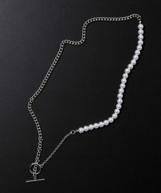 WEGO Mパールミックスチェーンネックレス