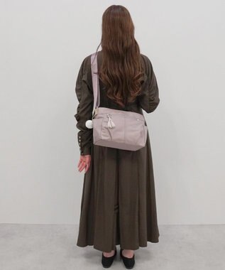 ACE BAGS & LUGGAGE kanana project collection タッセル-e ショルダーバッグ 横 68872 モーヴピンク