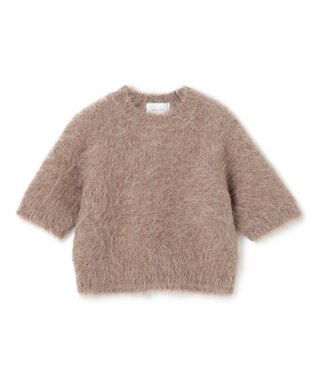 BEIGE， SENECA / アルパカウールショートシャギーニット Taupe