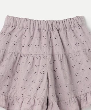 ANY KIDS オーバーレースキュロット ラベンダー系