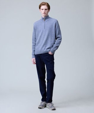 J.PRESS MEN 【ストレッチ】トリコットコーデュロイ5ポケット パンツ ネイビー系