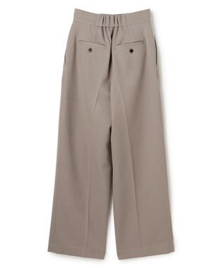 uncrave プルーフウールライクツイル ワイドパンツ グレージュ