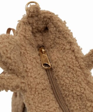 WEGO 【痛バ＆推し活グッズ】耳付きレースアップミニぬいショルダー ブラウン