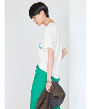 AMERICAN HOLIC ＴＵＲＱＵＯＩＳＥロゴカットプルオーバー Ivory