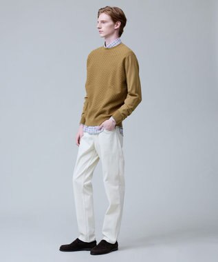 J.PRESS MEN 【ストレッチ】トリコットコーデュロイ5ポケット パンツ ホワイト系