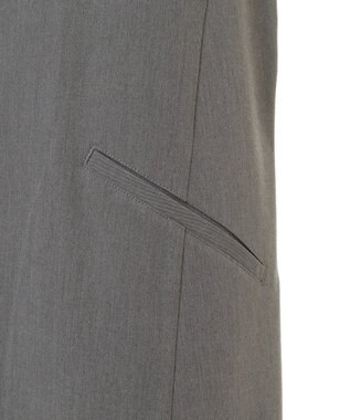 AMERICAN HOLIC Ｖネックロングジレ Gray Mixture