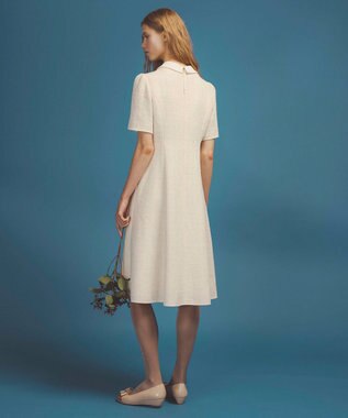 TOCCA 【洗える・消臭】 TWEED BLOSSOM ドレス アイボリー系5