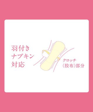 Wing サニタリーショーツ　羽付きナプキン対応　はきこみ丈ふつう　ウイング／ワコール　EC8400 ブラック