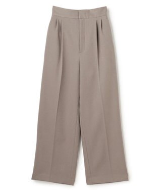 uncrave プルーフウールライクツイル ワイドパンツ グレージュ