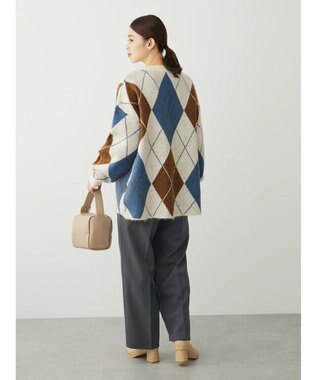 Green Parks 柄アソートニットカーディガン B