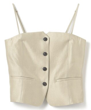 UNFILO 【STORY×UNFILOコラボ】ビスチェセットアップ 3点セット シャンパンベージュ