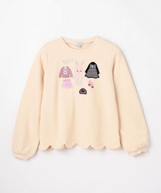 ANY KIDS クローゼットモチーフトレーナー エクリュ