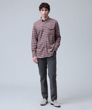 J.PRESS MEN 【ストレッチ】トリコットコーデュロイ5ポケット パンツ カーキ系