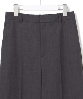 23区 【先行予約/見上愛さん着用】ナチュラルストレッチサキソニー ワイドパンツ グレー系